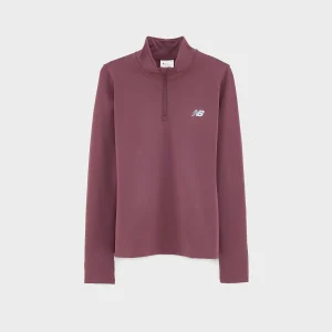 New balance Script Quarter Zip Athletic Shirt
