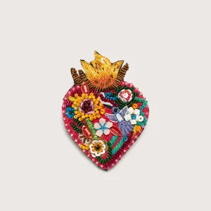 Trovelore Flaming Heart Broche